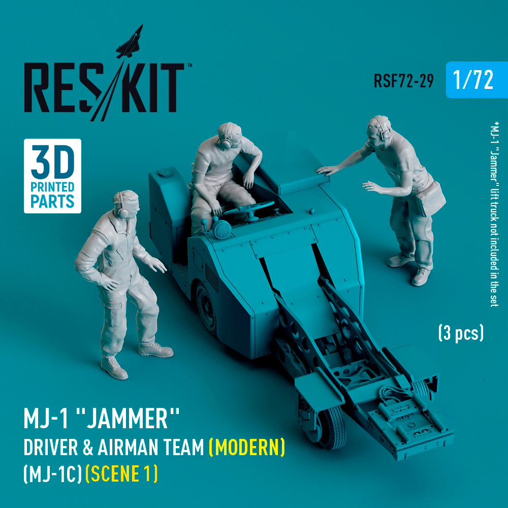 1/72 MJ-1 'Jammer' Driver&airman team - scene 1