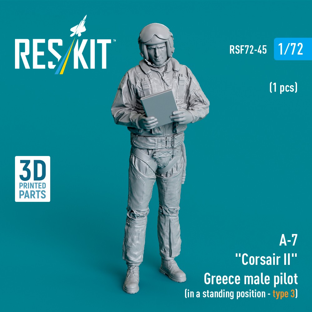 1/72 A-7 'Corsair II' Greece male pilot standing 3