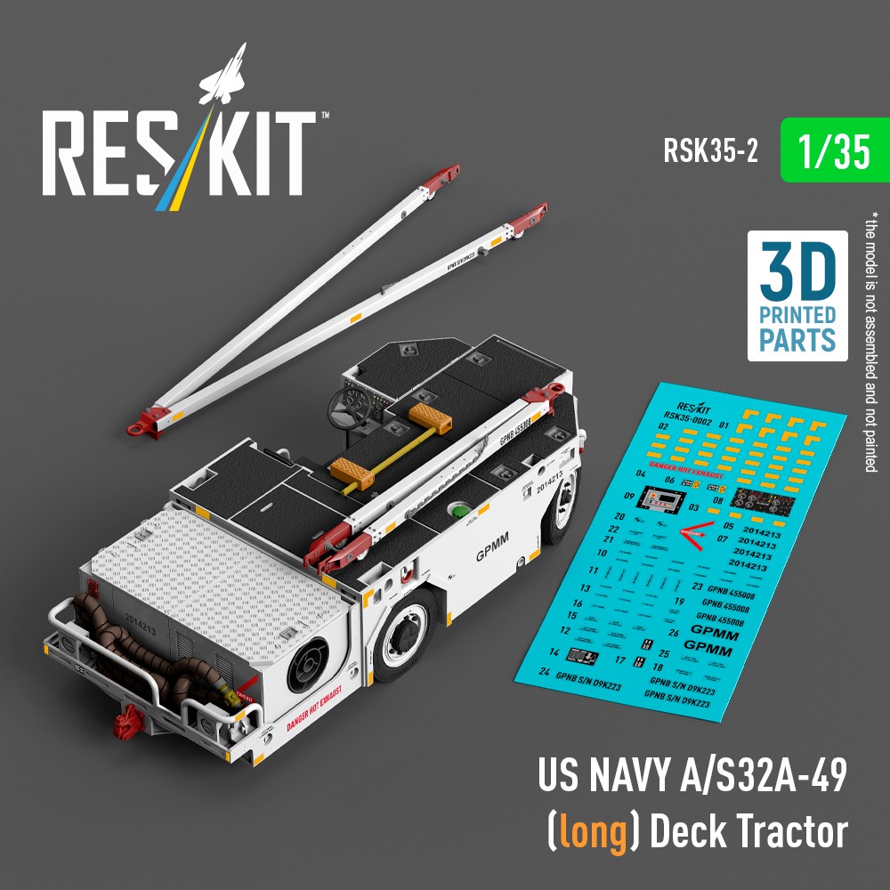 1/35 US NAVY A/S32A-49 (long) Deck Tractor