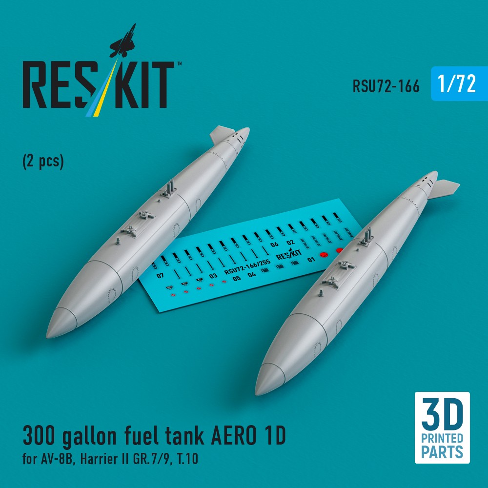 1/72 300 gallon fuel tank AERO 1D (2 pcs.)