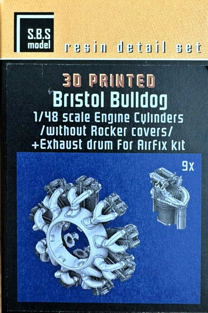 1/48 Bristol Bulldog Eng.cylinders w/o Rocket cov.